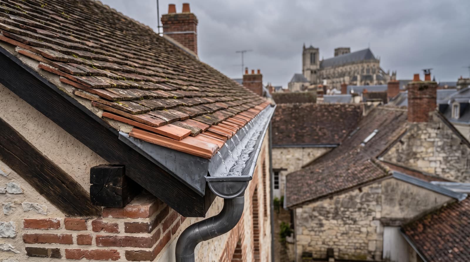 Zinguerie : pourquoi des gouttières mal dimensionnées abîment une toiture neuve