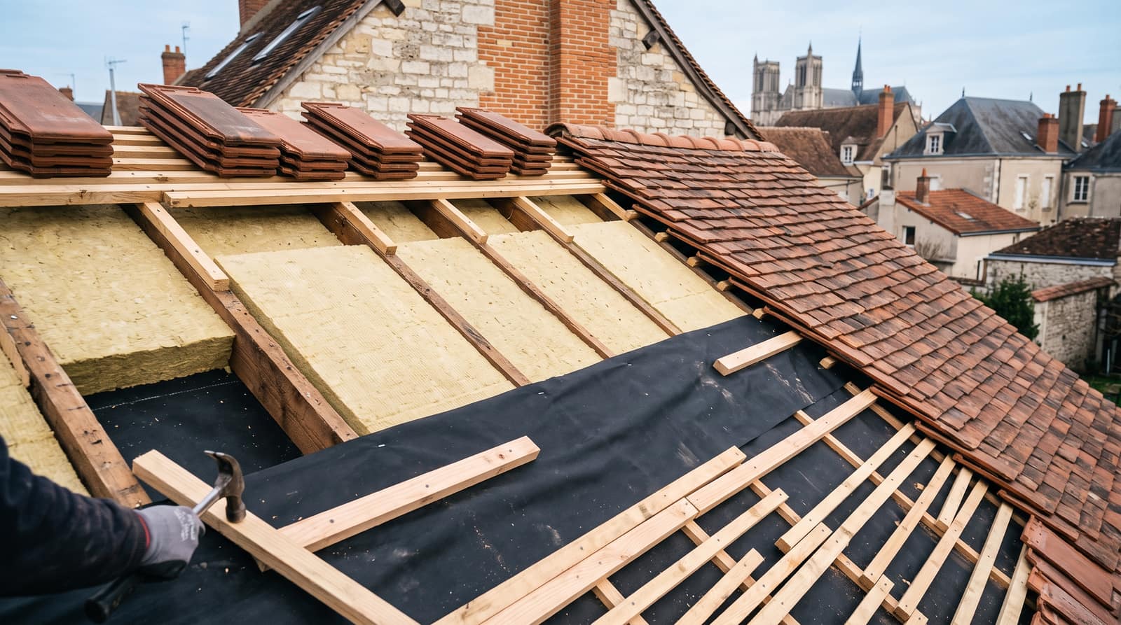 Comment se déroule un chantier de sarking