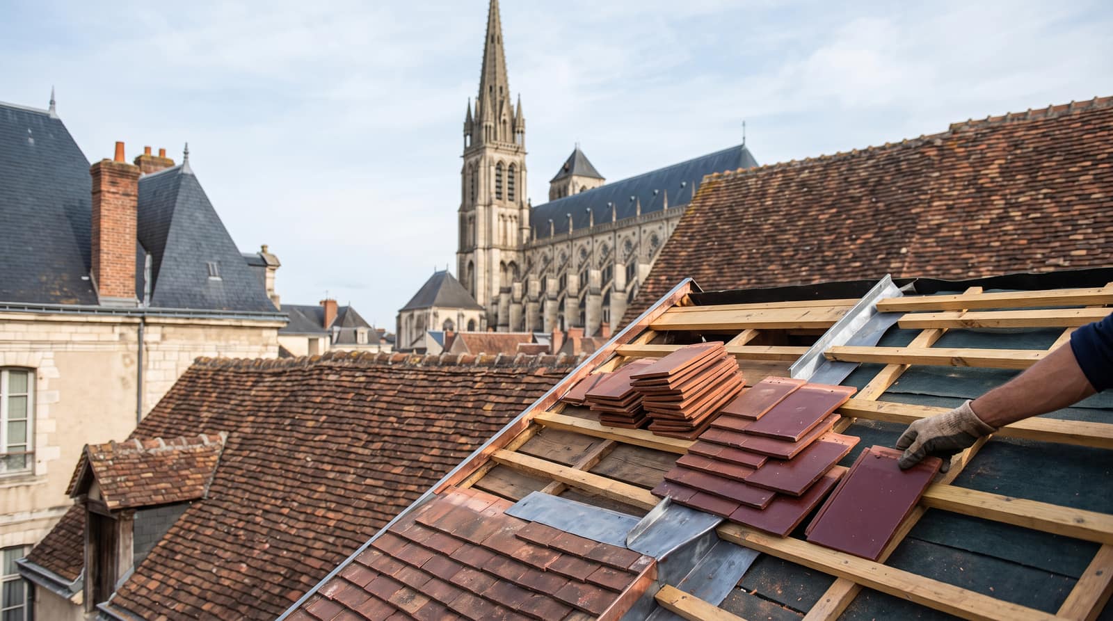 Les matériaux de couverture autorisés